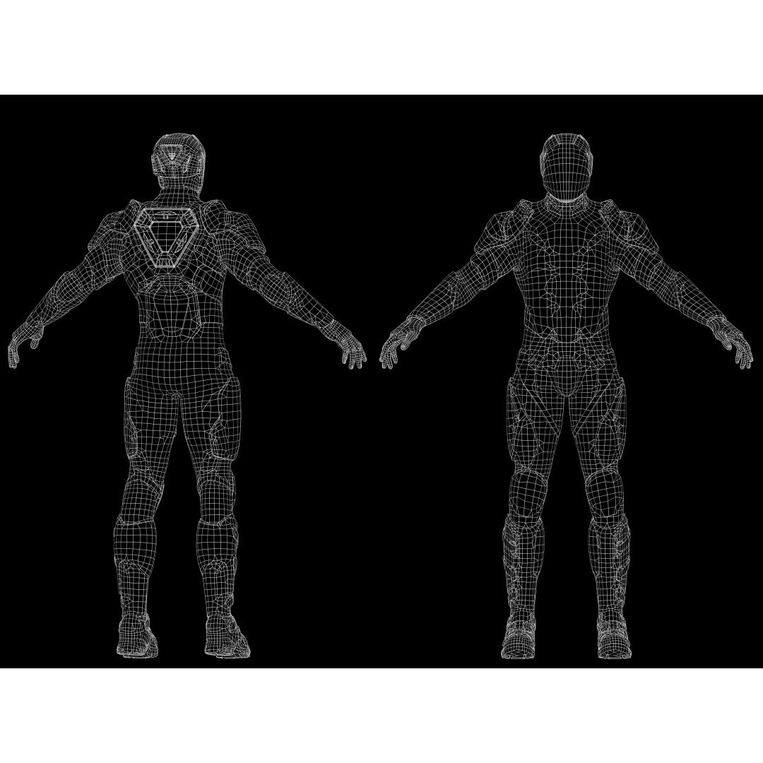 Tron Ares 3D Model – Low Poly Rigged Character with PBR Textures - View 13