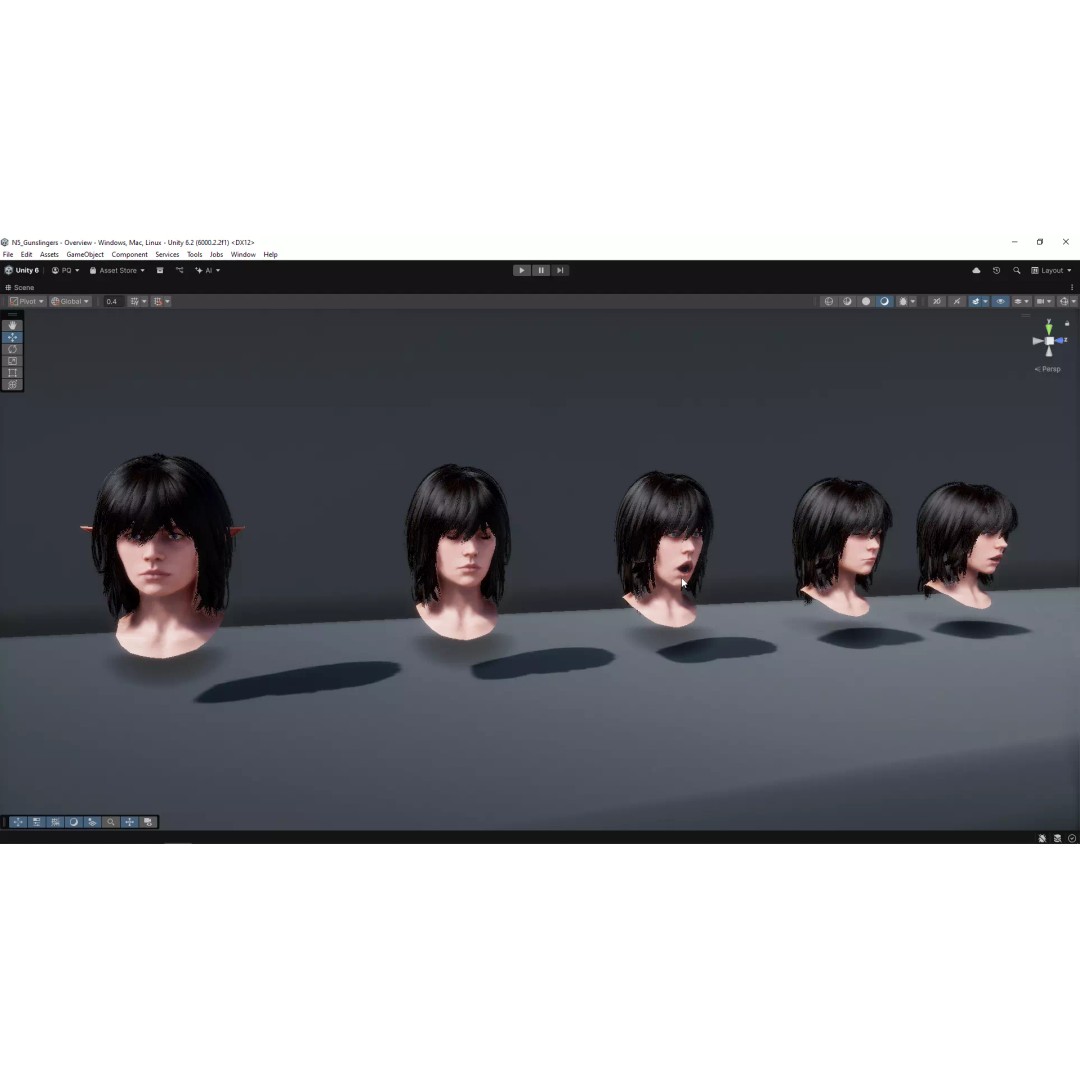 Gunslinger 3D Model – High Poly Fantasy Character, Rigged for Unreal Engine - View 20