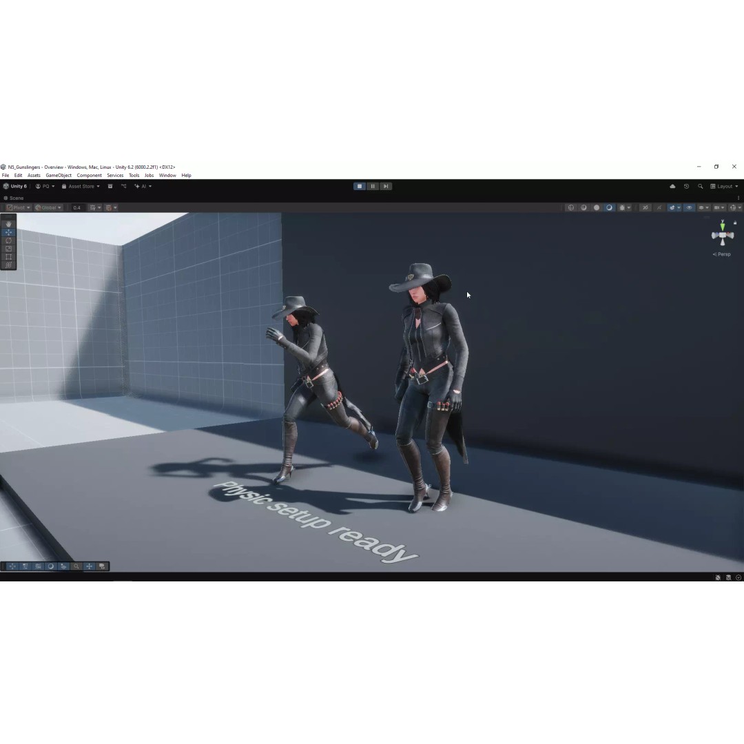 Gunslinger 3D Model – High Poly Fantasy Character, Rigged for Unreal Engine - View 23