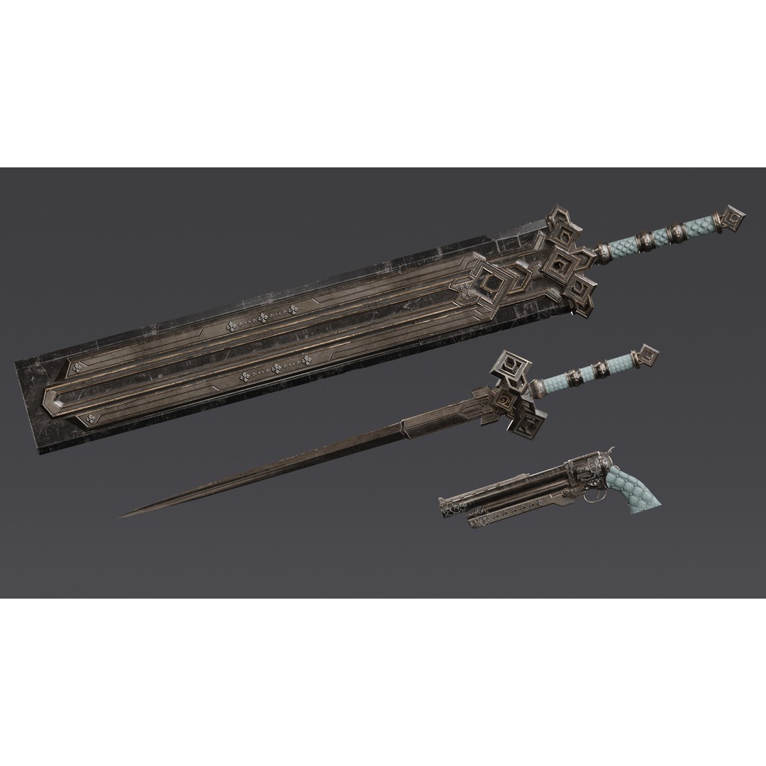 Nyx 3D Model – Rigged Fantasy Female Warrior, FBX, PBR - View 21