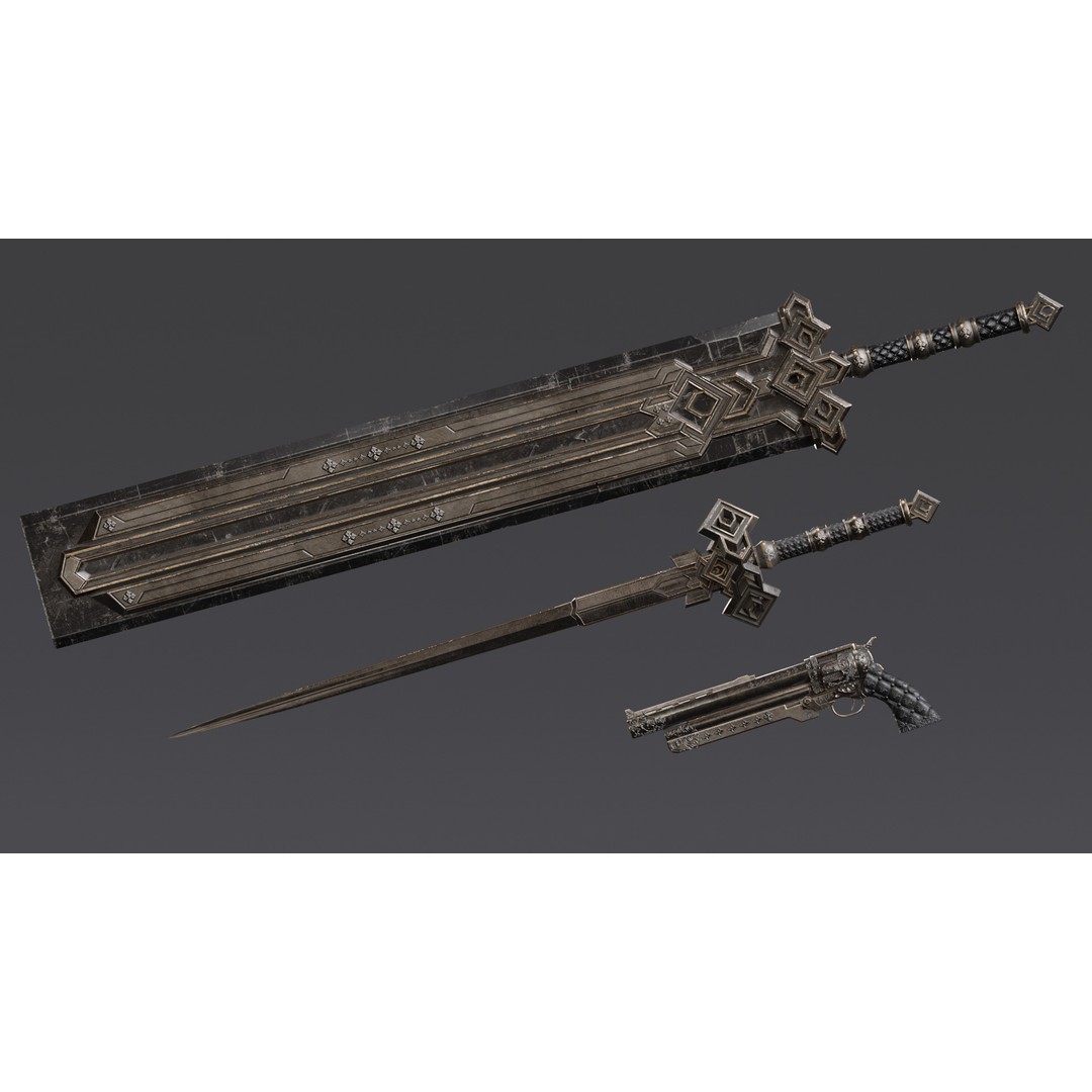 Nyx 3D Model – Rigged Fantasy Female Warrior, FBX, PBR - View 22