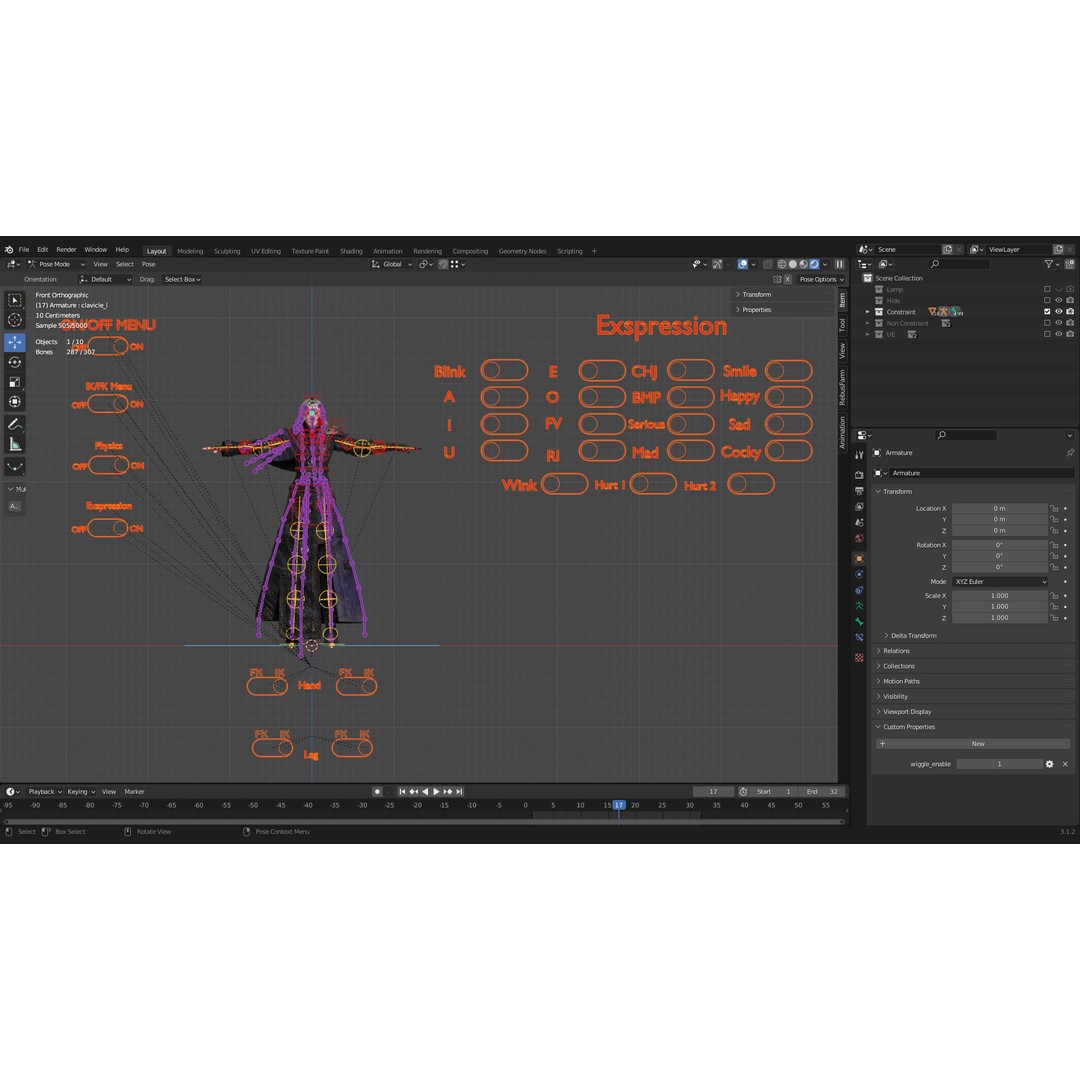 Nyx 3D Model – Rigged Fantasy Female Warrior, FBX, PBR - View 33