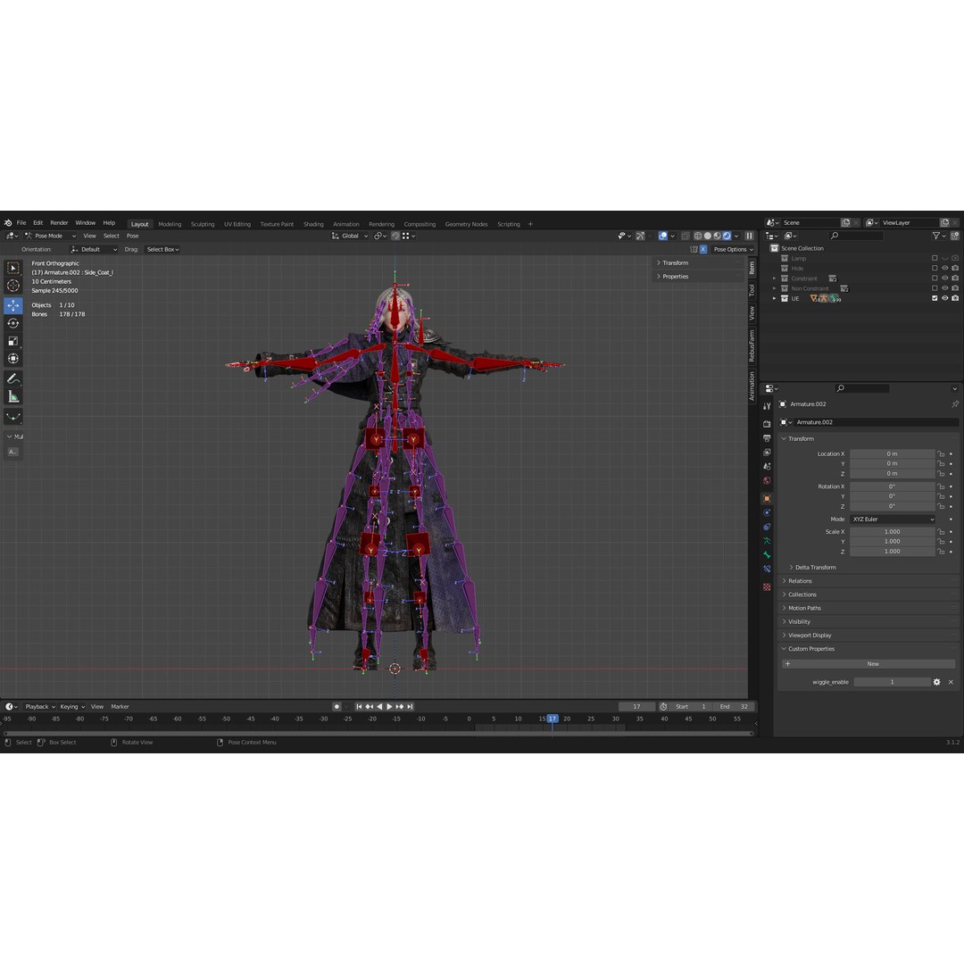 Nyx 3D Model – Rigged Fantasy Female Warrior, FBX, PBR - View 35