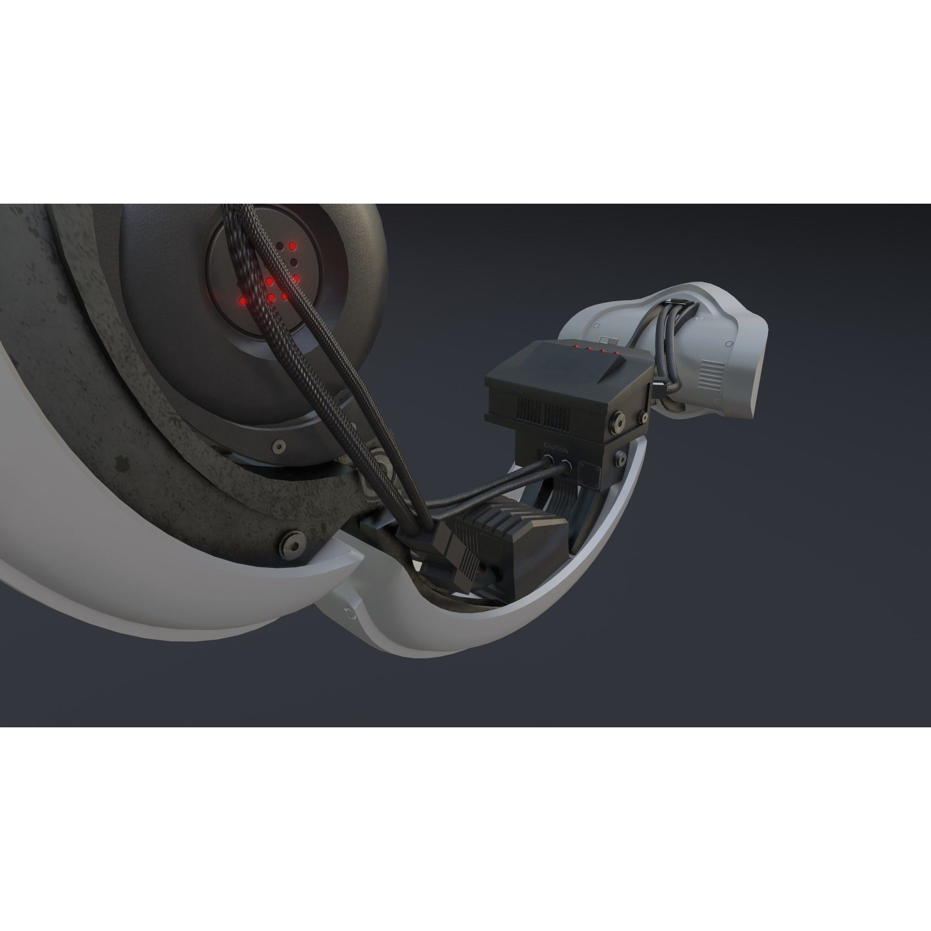 Ai Robot Control Unit - Low-Poly Game-Ready 3D Model - View 10