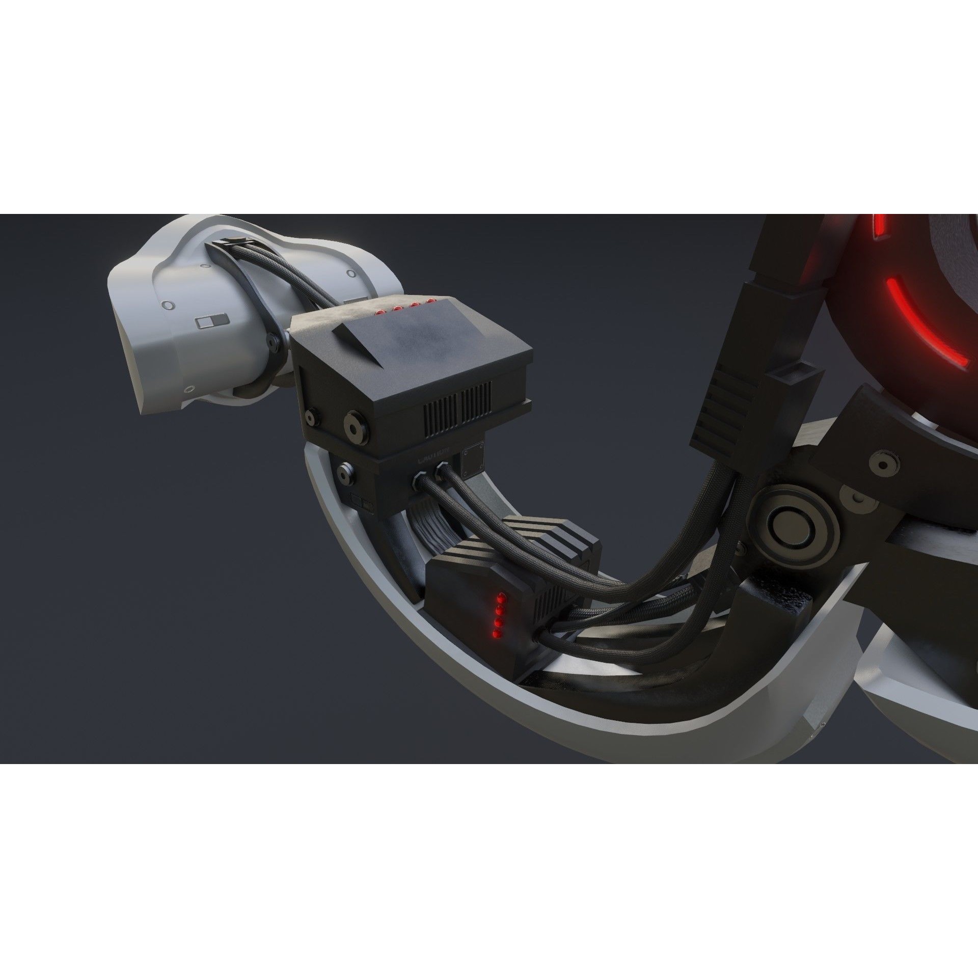 Ai Robot Control Unit - Low-Poly Game-Ready 3D Model - View 11