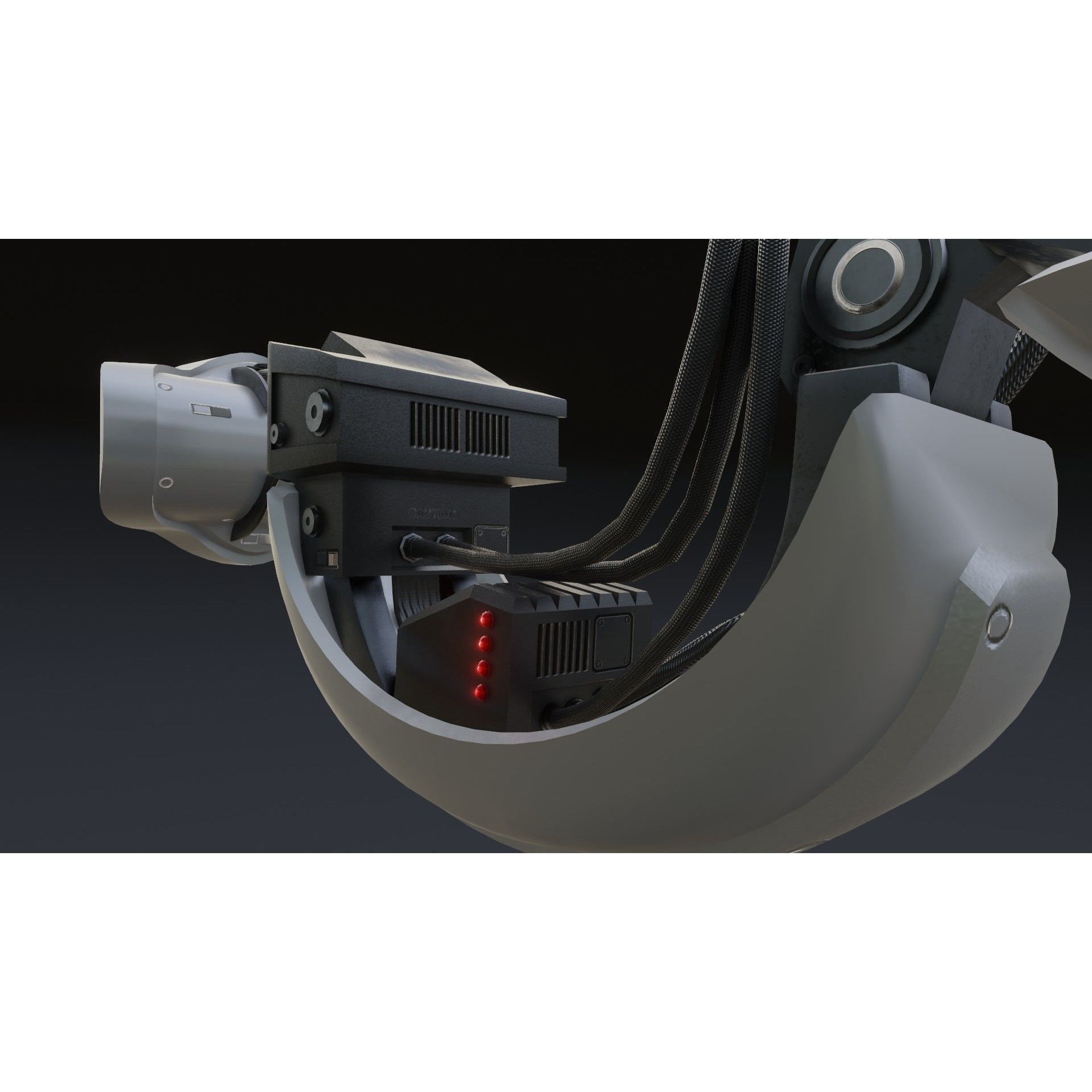 Ai Robot Control Unit - Low-Poly Game-Ready 3D Model - View 13