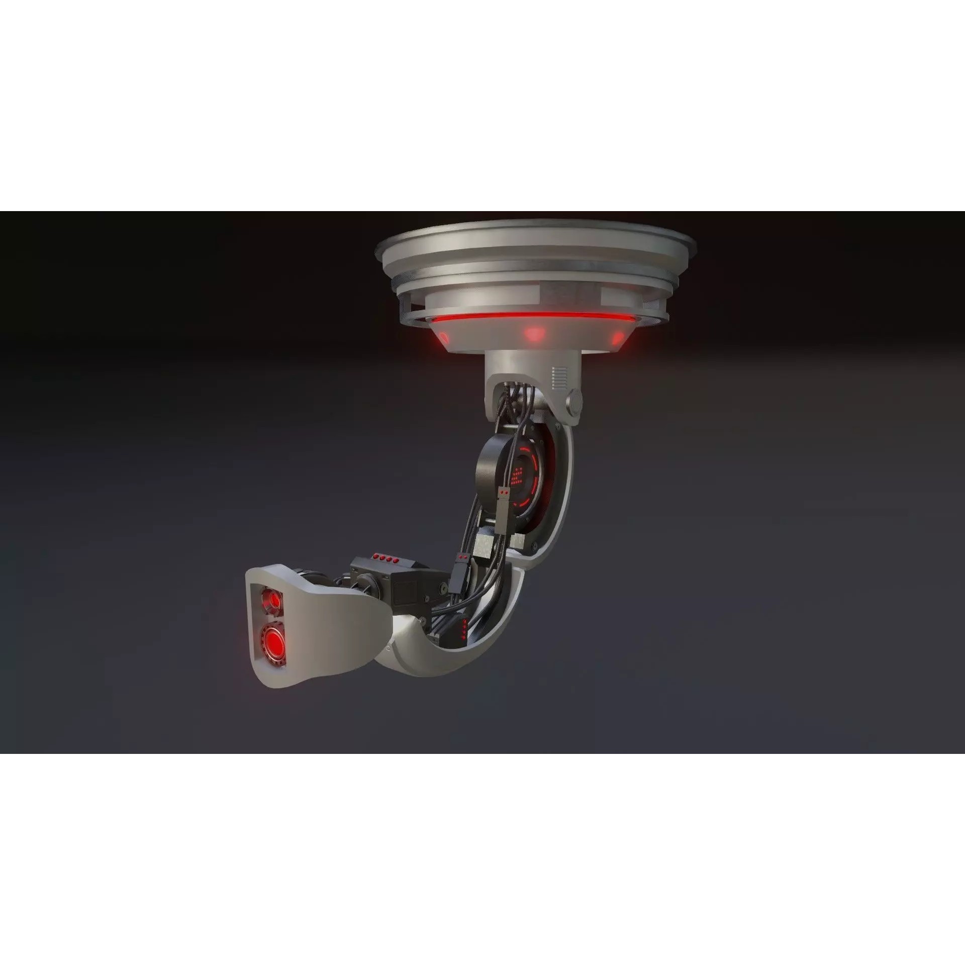 Ai Robot Control Unit - Low-Poly Game-Ready 3D Model - View 2