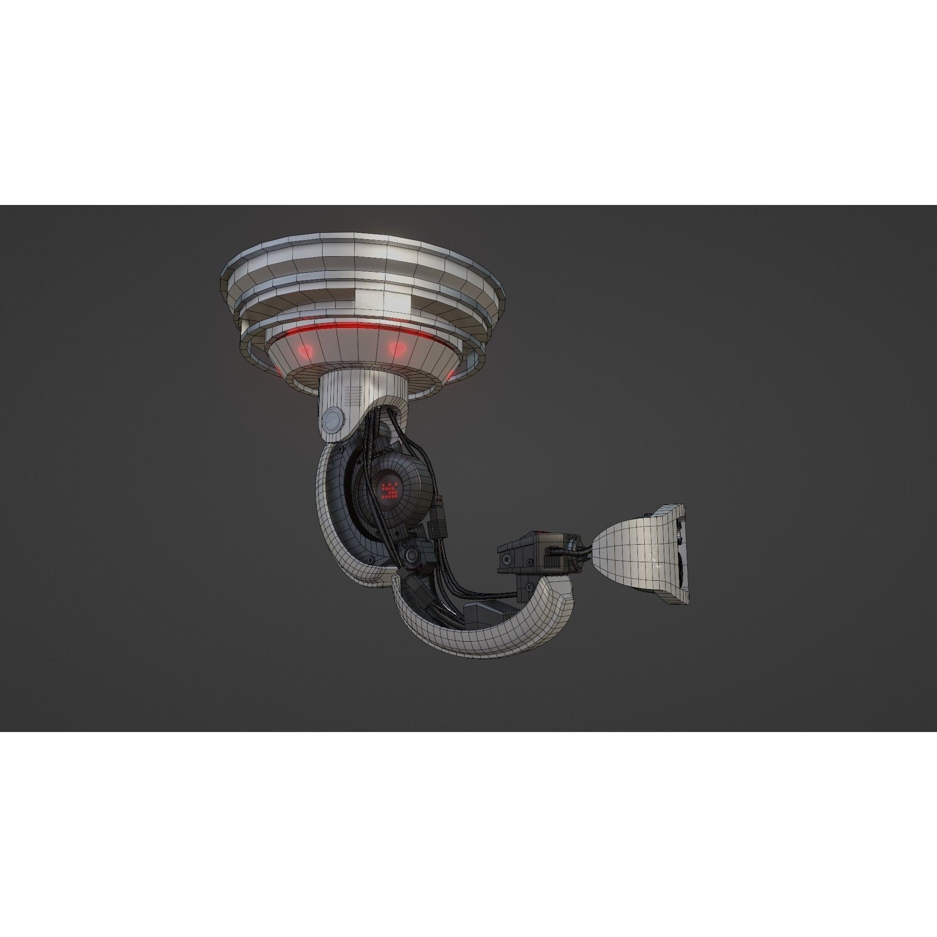 Ai Robot Control Unit - Low-Poly Game-Ready 3D Model - View 20