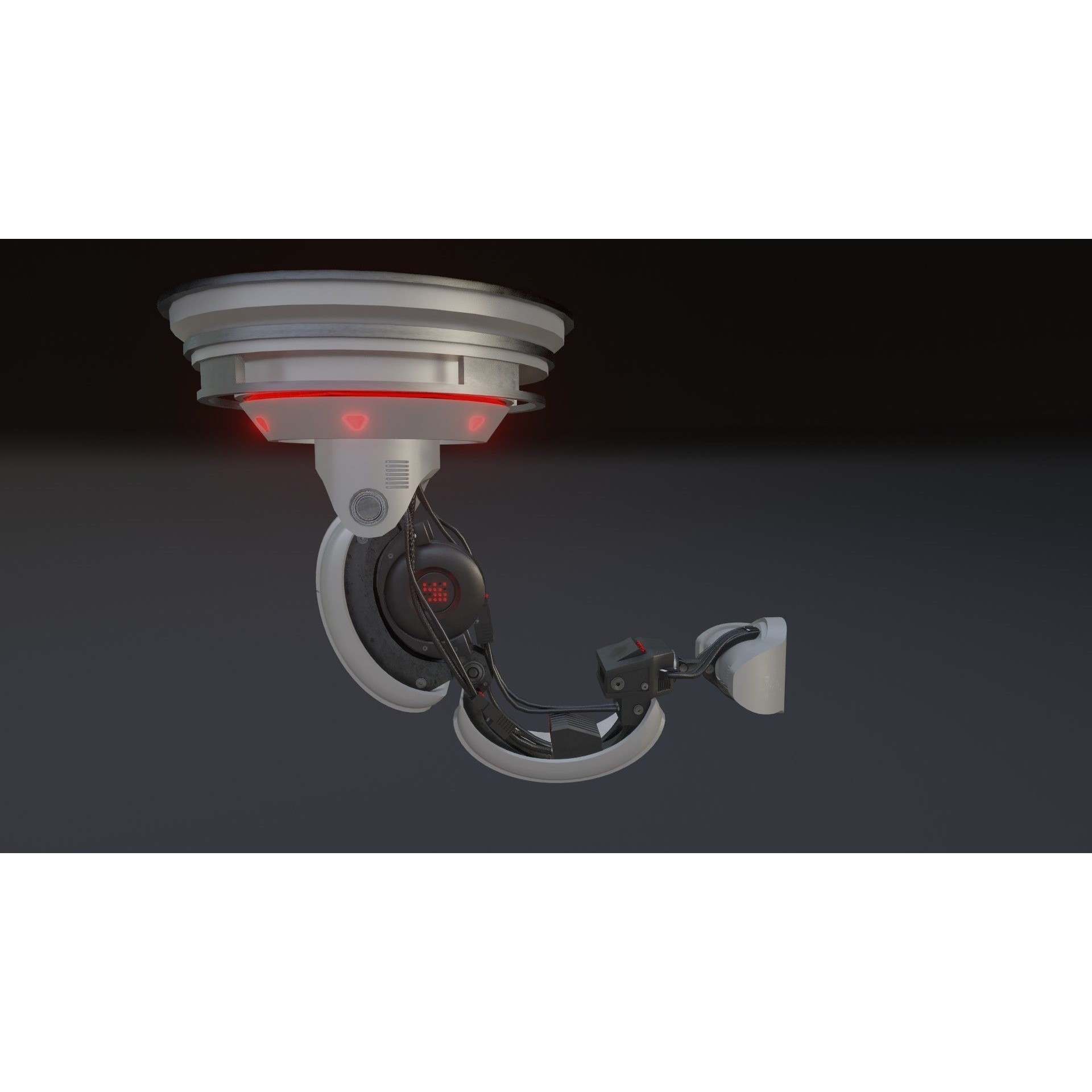 Ai Robot Control Unit - Low-Poly Game-Ready 3D Model - View 3