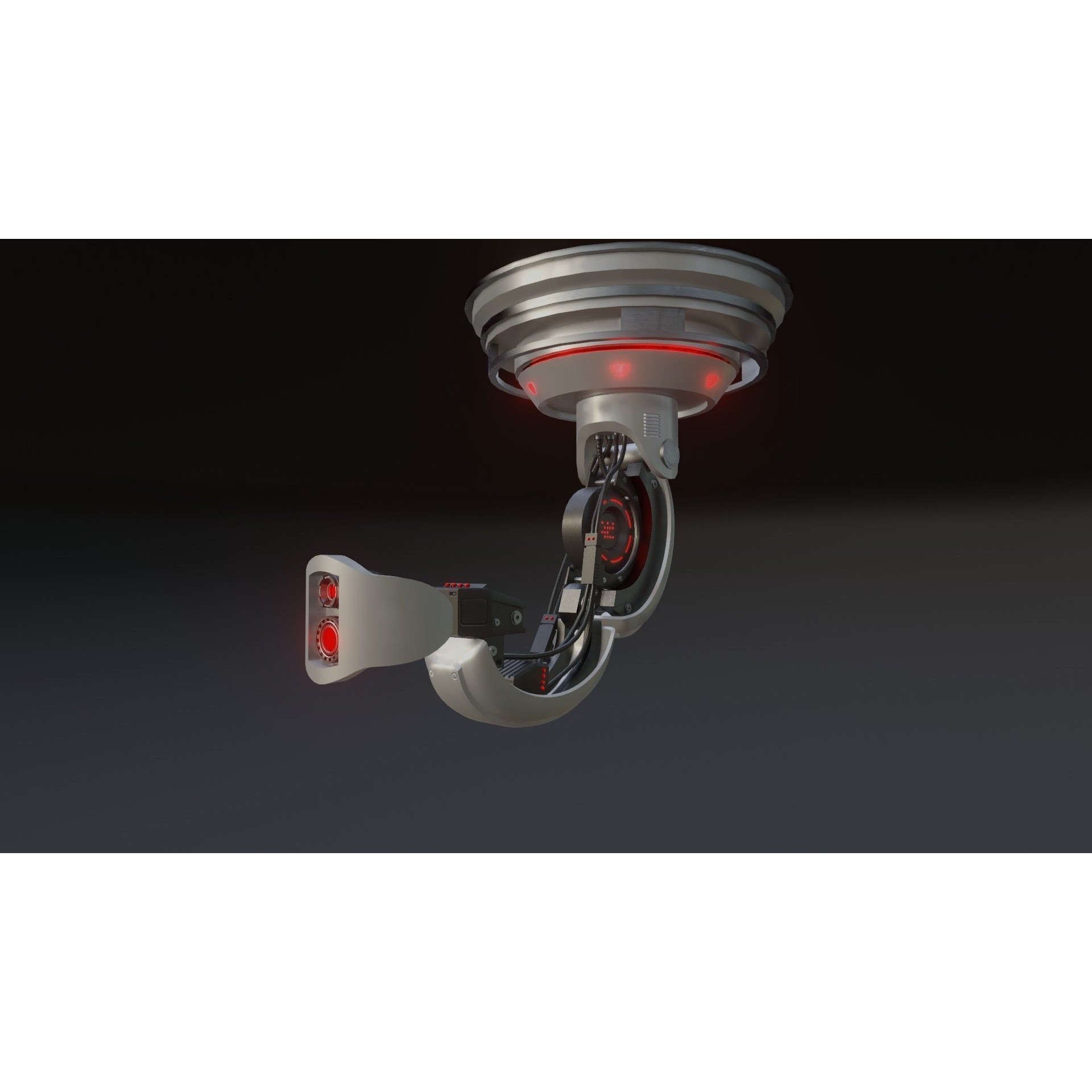 Ai Robot Control Unit - Low-Poly Game-Ready 3D Model - View 4