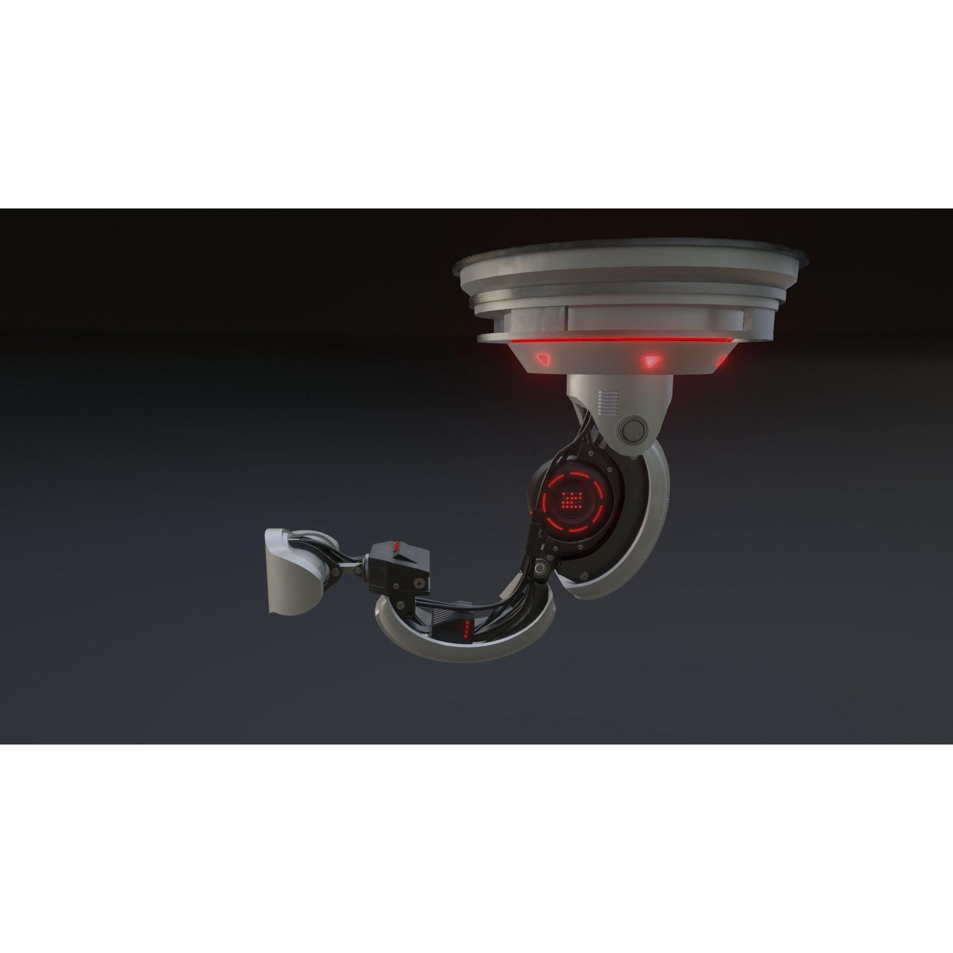 Ai Robot Control Unit - Low-Poly Game-Ready 3D Model - View 5