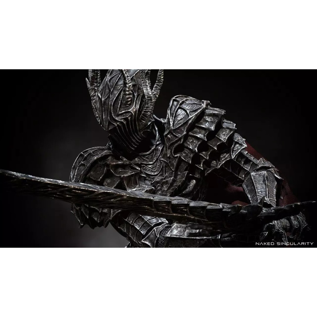 Dark Fantasy Dragon Knight 3D Model – Low Poly Game Asset, Rigged, FBX - View 15