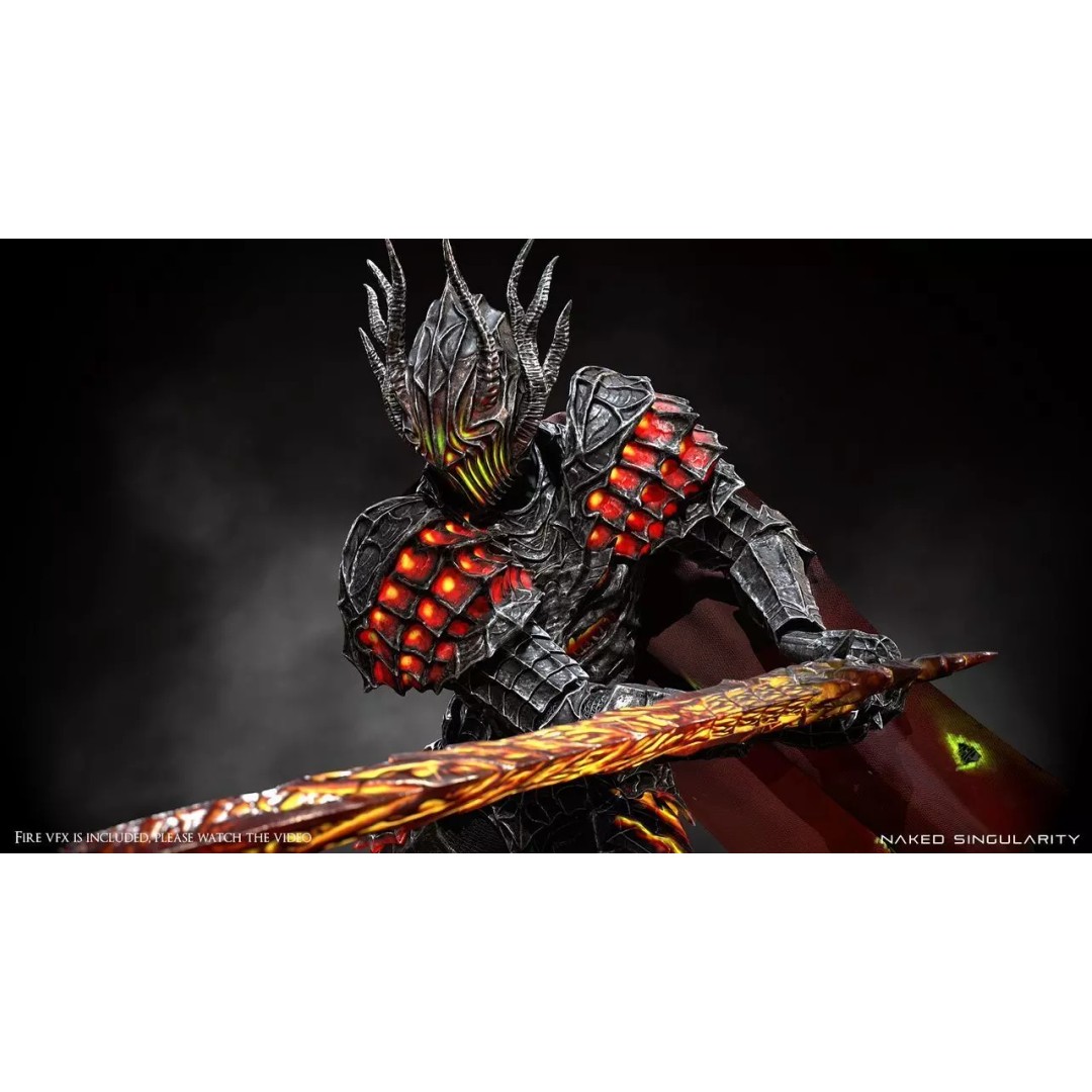 Dark Fantasy Dragon Knight 3D Model – Low Poly Game Asset, Rigged, FBX - View 16