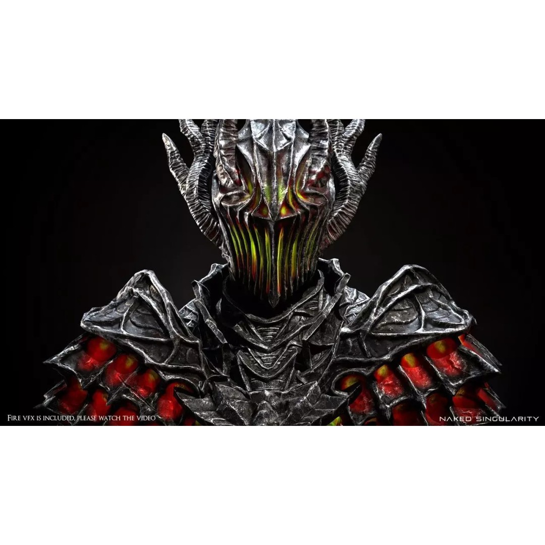 Dark Fantasy Dragon Knight 3D Model – Low Poly Game Asset, Rigged, FBX - View 6