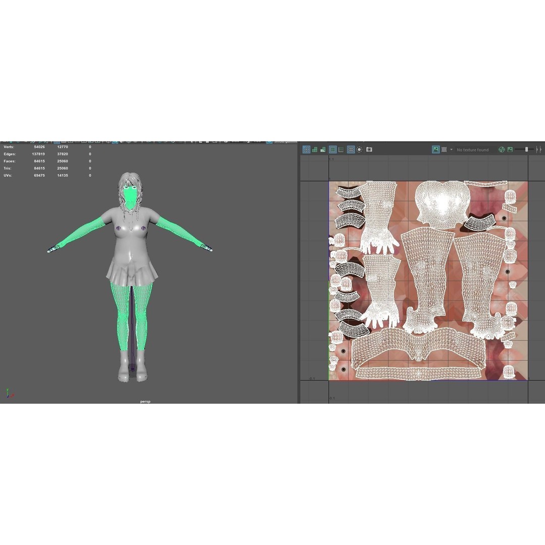 Madison 02 3D Model – Realistic Young Girl Character, Game Ready, FBX