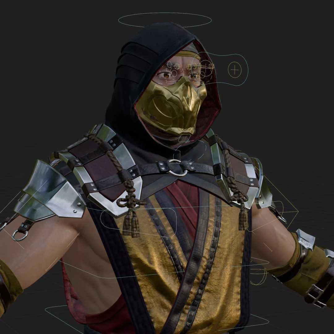 Scorpion 3D Model – Rigged Low-Poly PBR Character for Animation, FBX, Blender - View 5