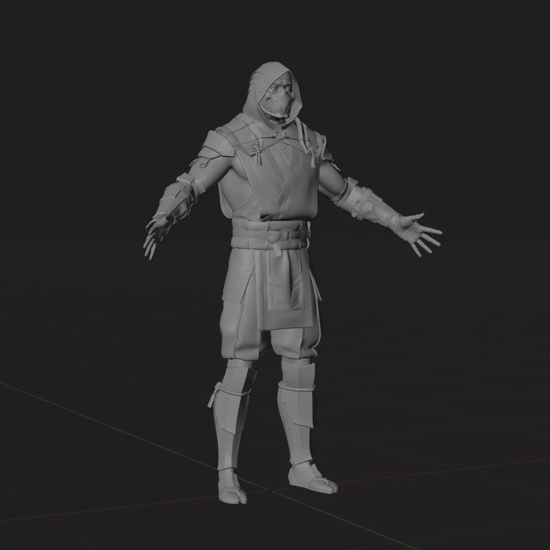 Scorpion 3D Model – Rigged Low-Poly PBR Character for Animation, FBX, Blender - View 8