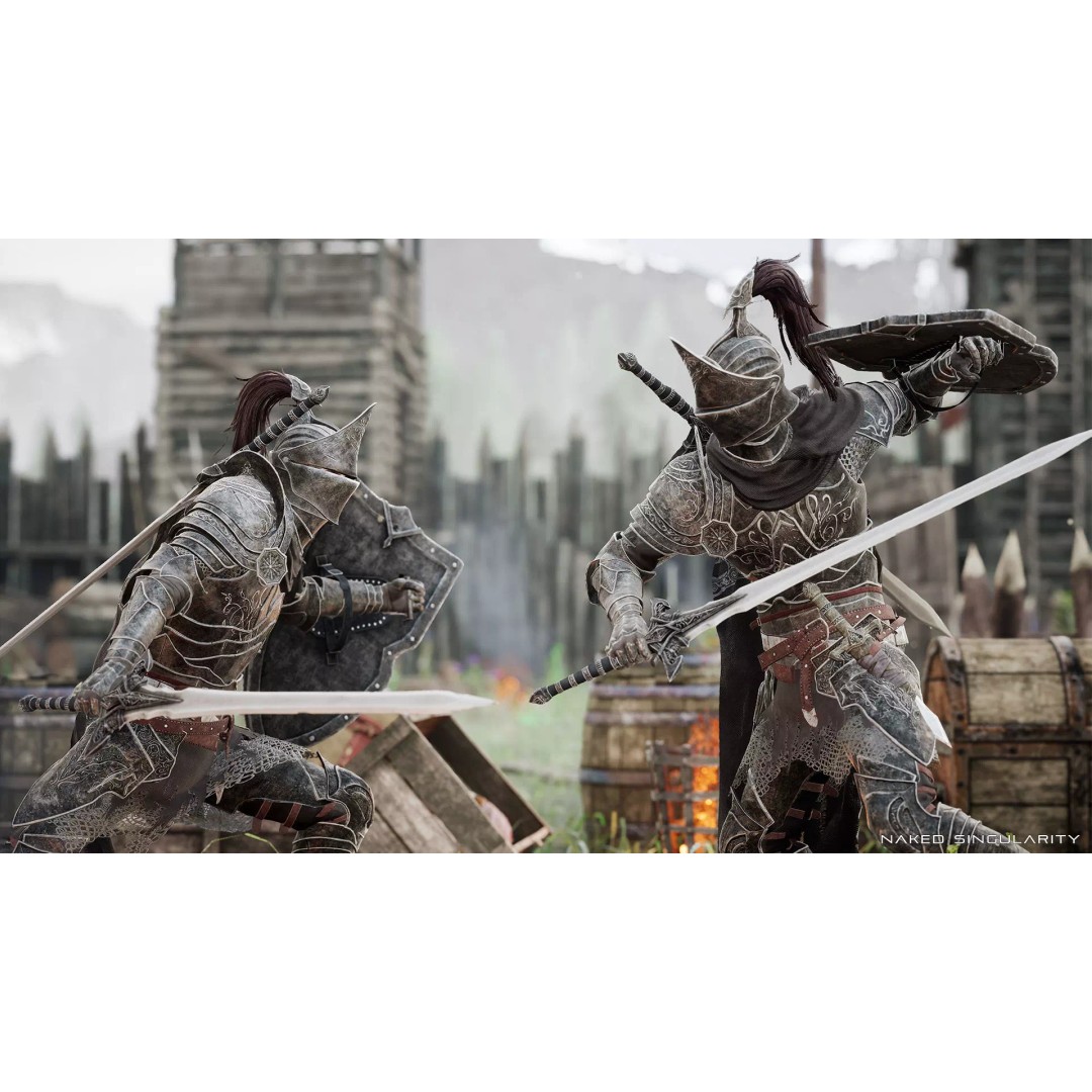 Dark Crusader Knight 3D Model – Low Poly Game-Ready Character, FBX