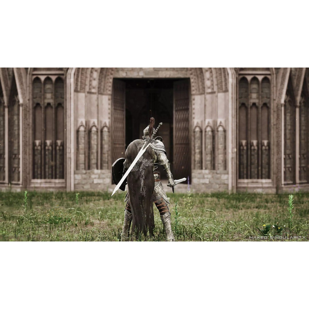 Dark Crusader Knight 3D Model – Low Poly Game-Ready Character, FBX - View 14