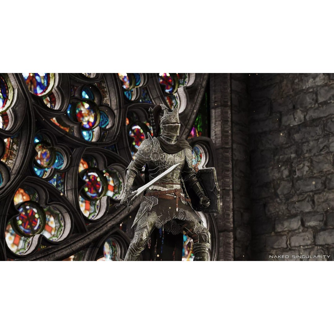 Dark Crusader Knight 3D Model – Low Poly Game-Ready Character, FBX - View 19