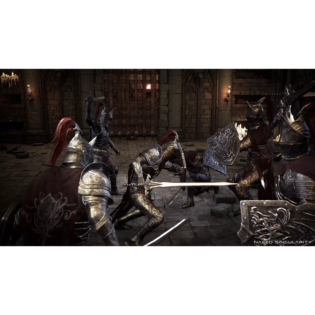 Dark Crusader Knight 3D Model – Low Poly Game-Ready Character, FBX - View 23