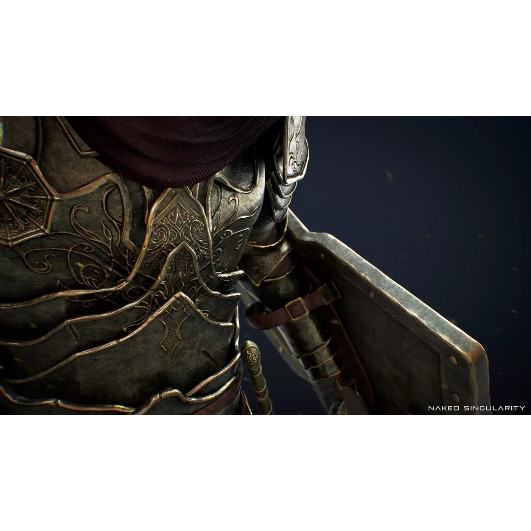 Dark Crusader Knight 3D Model – Low Poly Game-Ready Character, FBX - View 5