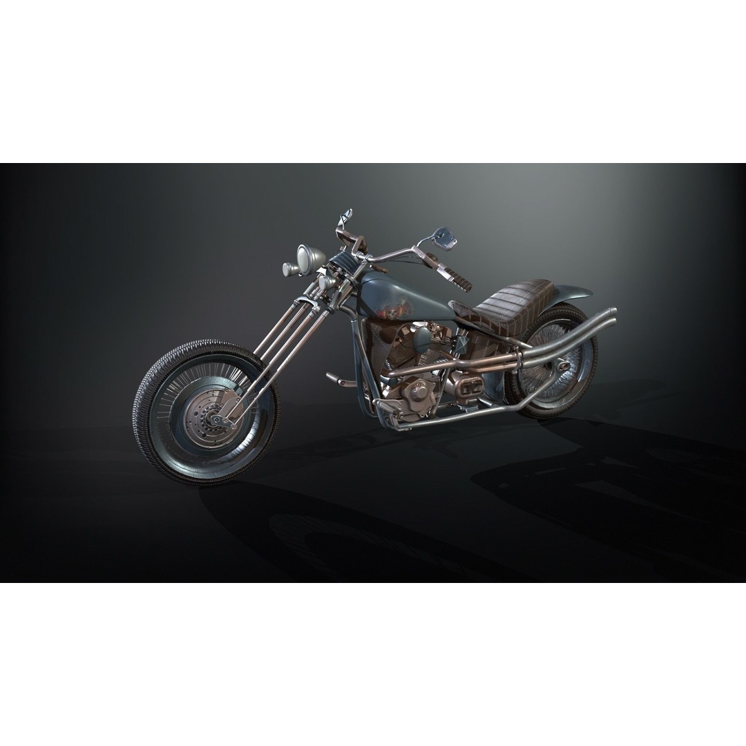 Zombie Biker 3D Model – Low Poly Character with Rigging and Animations - View 15