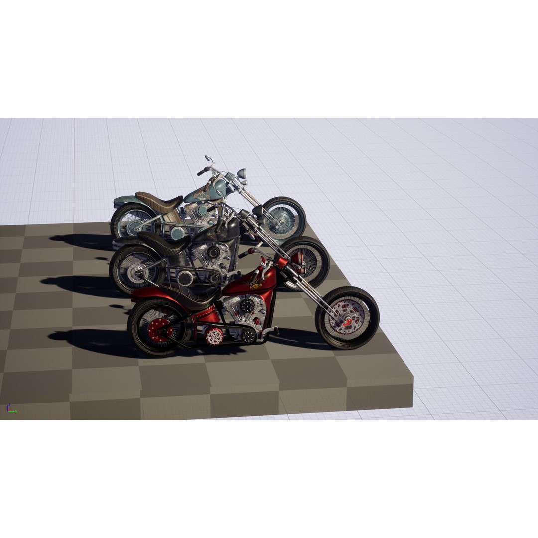 Zombie Biker 3D Model – Low Poly Character with Rigging and Animations - View 44
