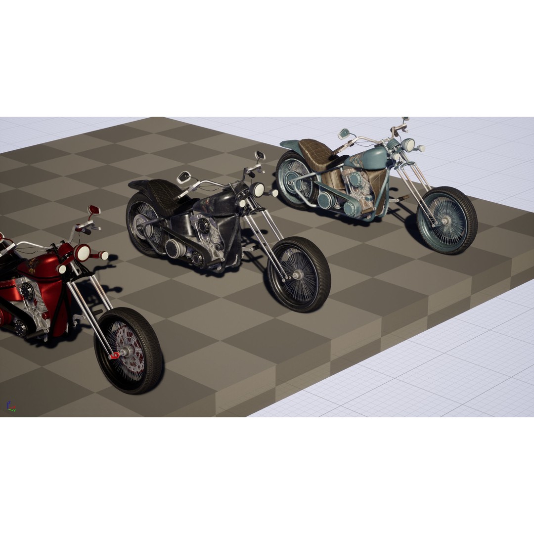 Zombie Biker 3D Model – Low Poly Character with Rigging and Animations - View 45
