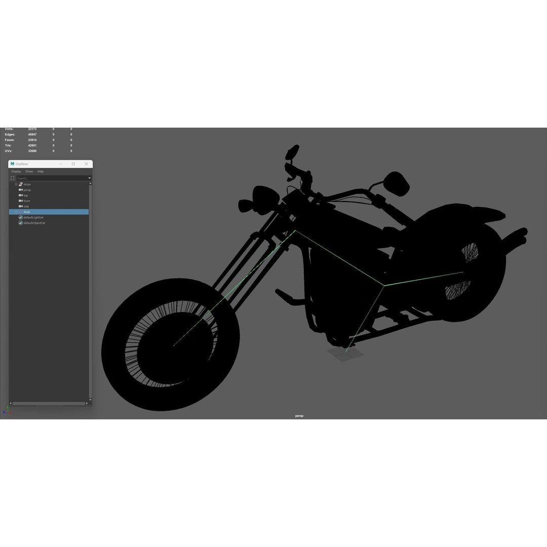 Zombie Biker 3D Model – Low Poly Character with Rigging and Animations - View 53