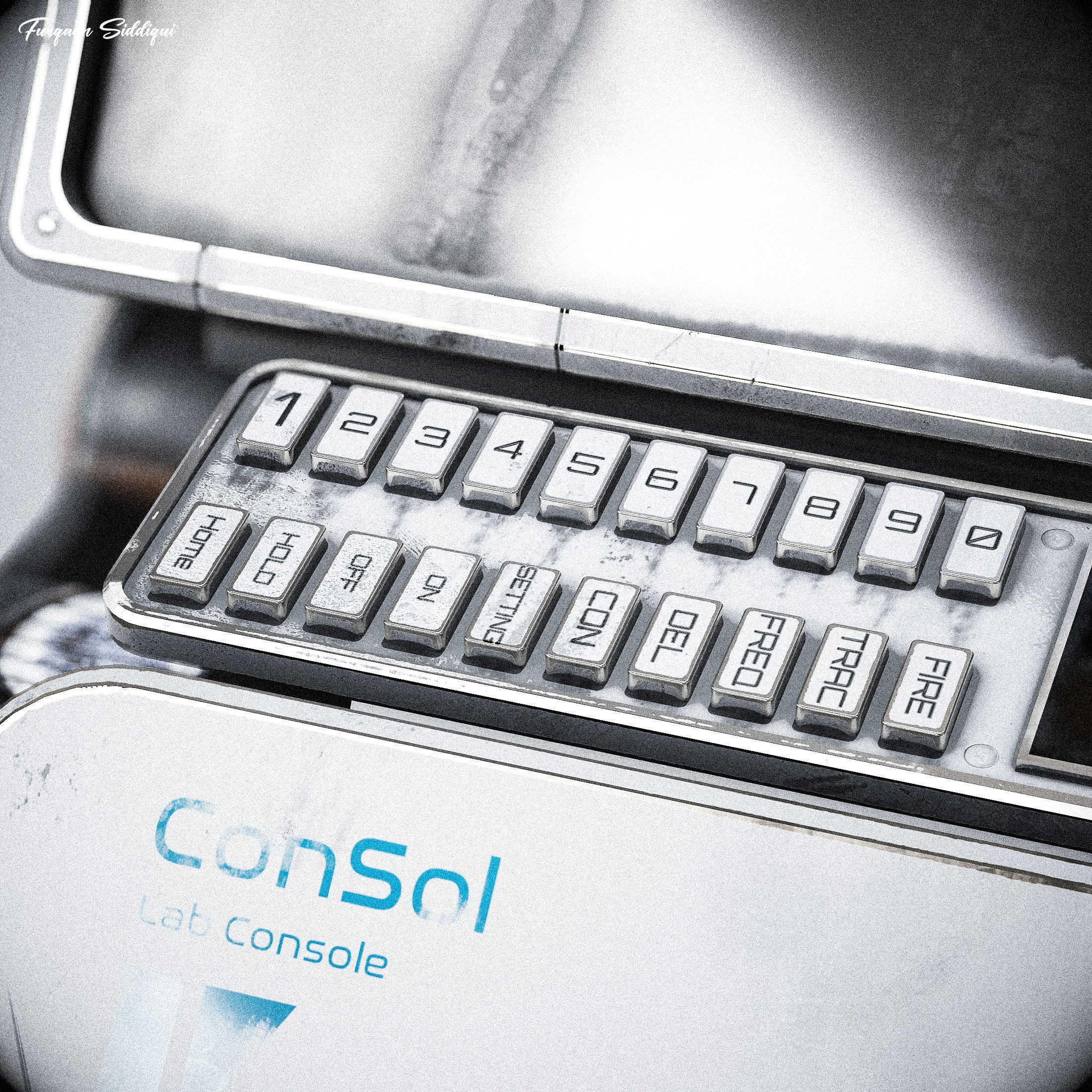 Sci-Fi Console ARchie One - Low-Poly Game-Ready 3D Model - View 15