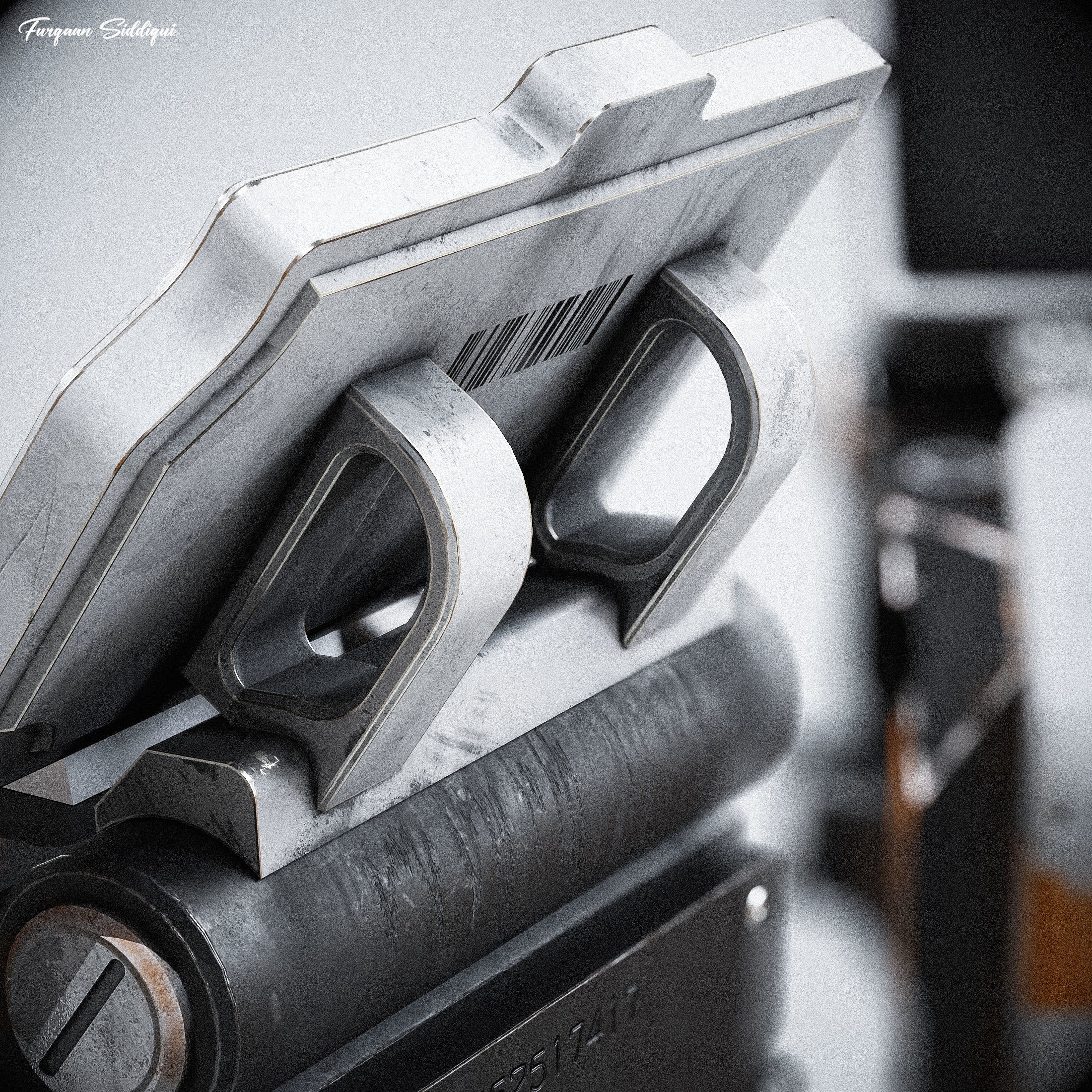 Sci-Fi Console ARchie One - Low-Poly Game-Ready 3D Model - View 4