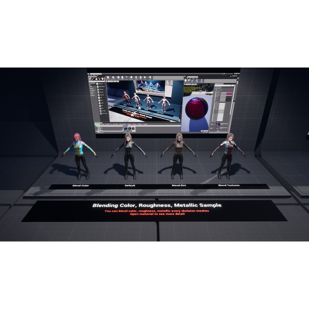 G2 Mech 3D Model – Low Poly Sci-Fi Character, Rigged, Game Ready - View 14
