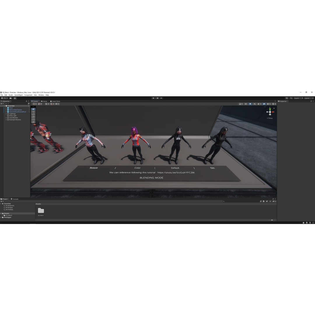 G2 Mech 3D Model – Low Poly Sci-Fi Character, Rigged, Game Ready - View 26