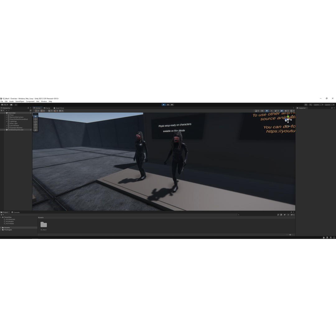 G2 Mech 3D Model – Low Poly Sci-Fi Character, Rigged, Game Ready - View 27
