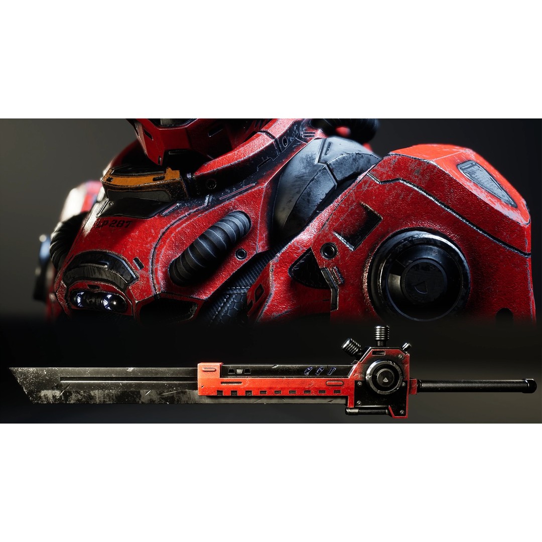G2 Mech 3D Model – Low Poly Sci-Fi Character, Rigged, Game Ready - View 7