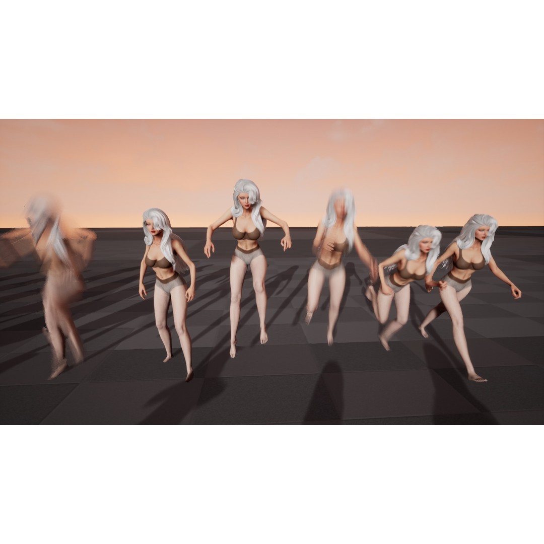 Witch Eliza 3D Model – Low Poly Game-Ready Character for Unity & Unreal Engine - View 13