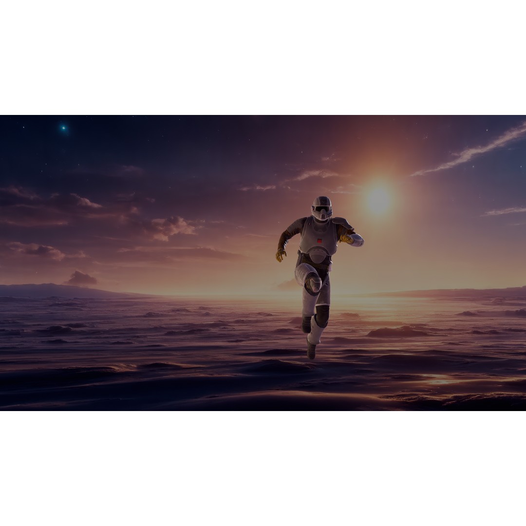 Sci-Fi Military Character 3D Model – Low Poly Game Asset, Rigged, PBR - View 20