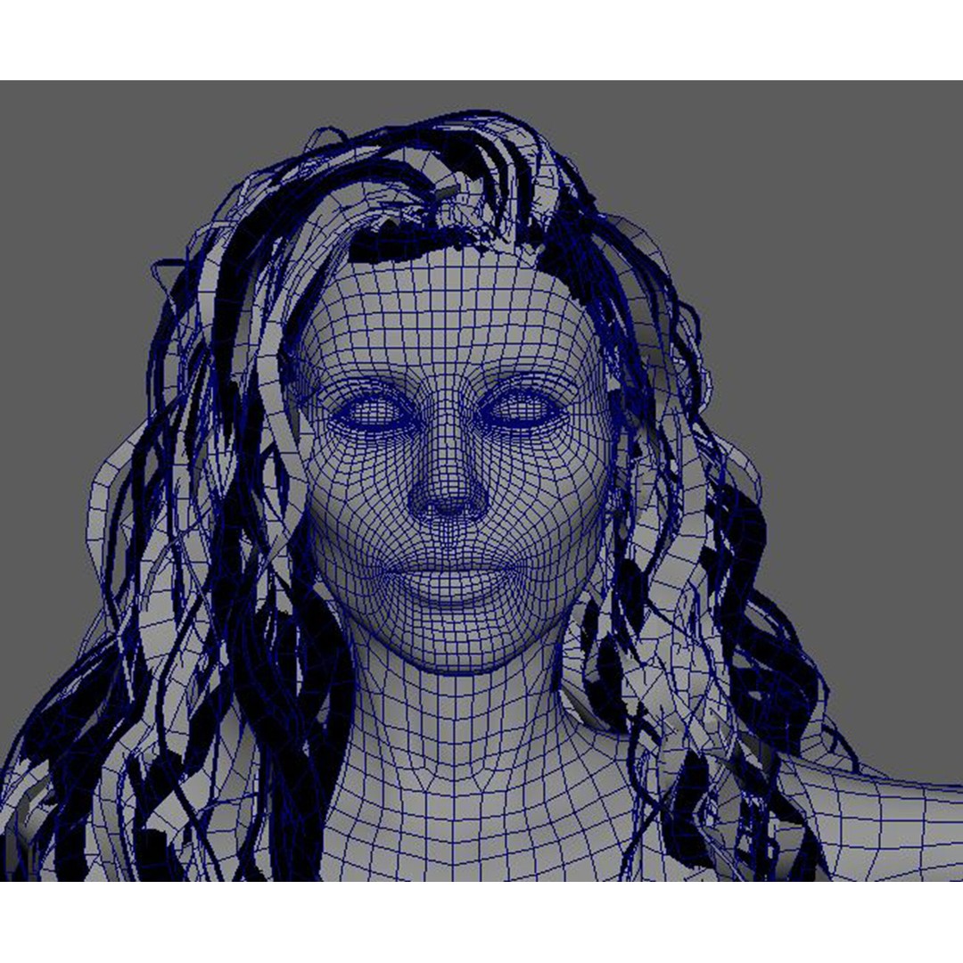 Miley Cyrus 3D Model – Low Poly Rigged Character for Animation, FBX - View 20