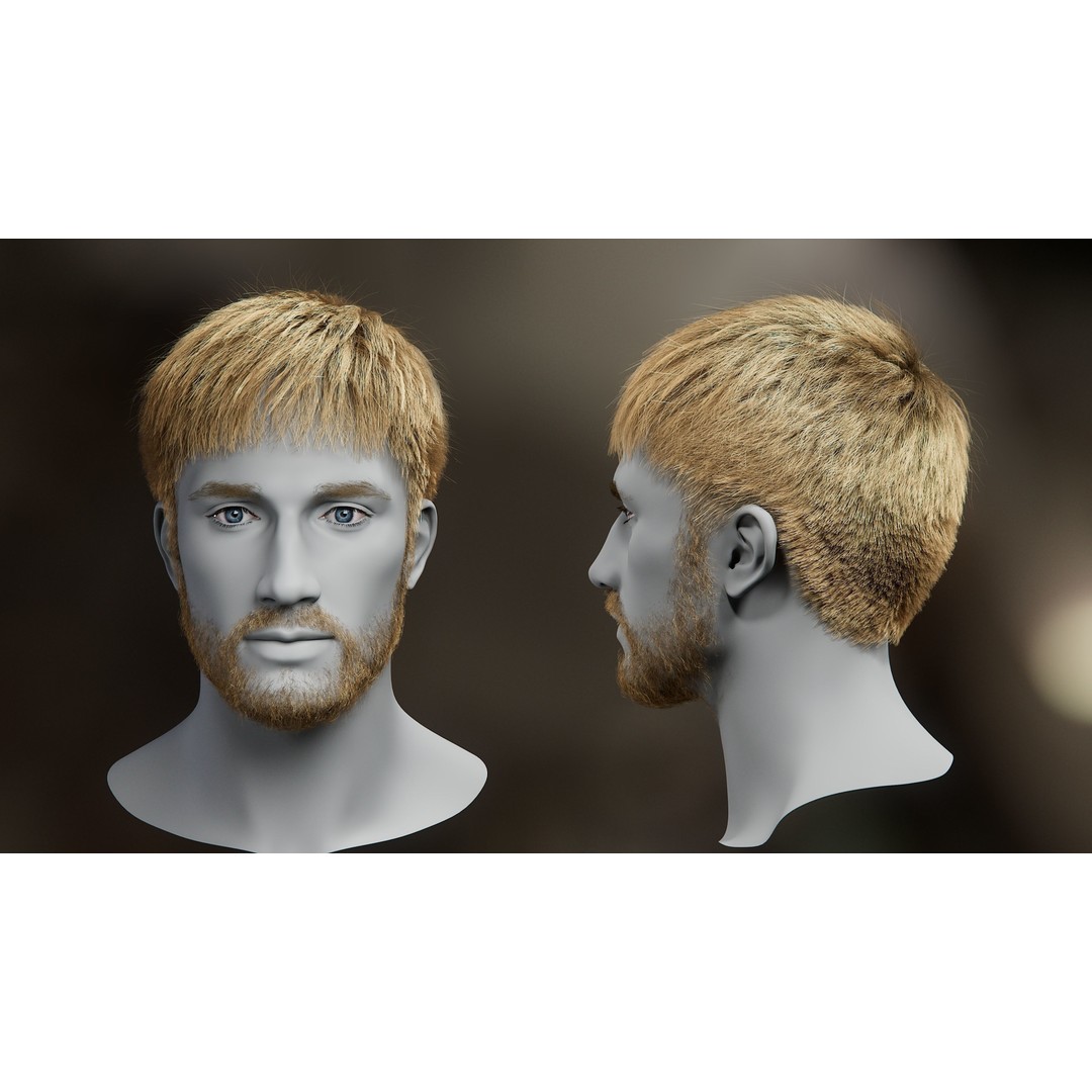 Hair Card 3D Model – Realistic Hairstyles Collection for Characters - View 17