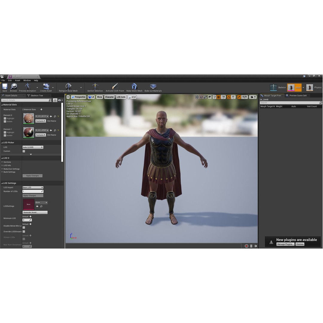 Spartan Hoplite 3D Model – Low Poly Character, Game Ready, FBX - View 17