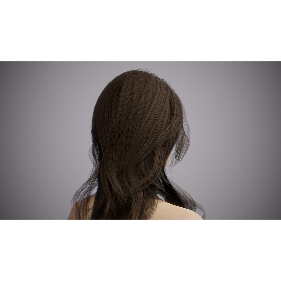 Fantasy Female Wizard 3D Model – Low Poly Game-Ready Asset, FBX, OBJ - View 6