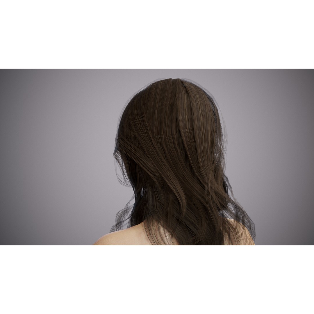 Fantasy Female Wizard 3D Model – Low Poly Game-Ready Asset, FBX, OBJ - View 7