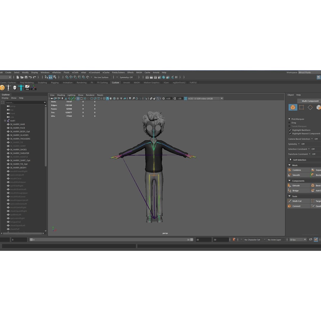 Harry 3D Model – Low Poly Game-Ready Character, FBX