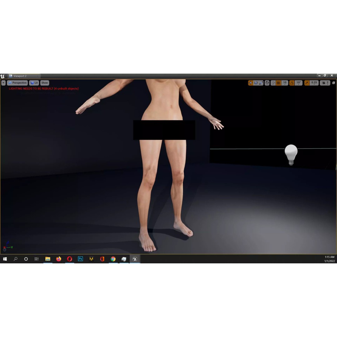 Adventurous Female Explorer 3D Model – Realistic Low Poly Character, FBX - View 19