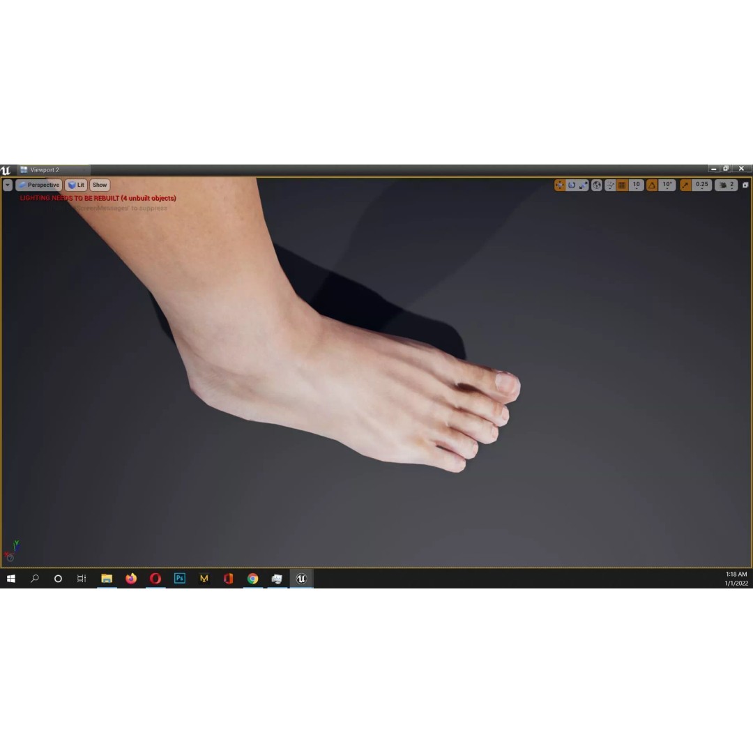 Adventurous Female Explorer 3D Model – Realistic Low Poly Character, FBX - View 22