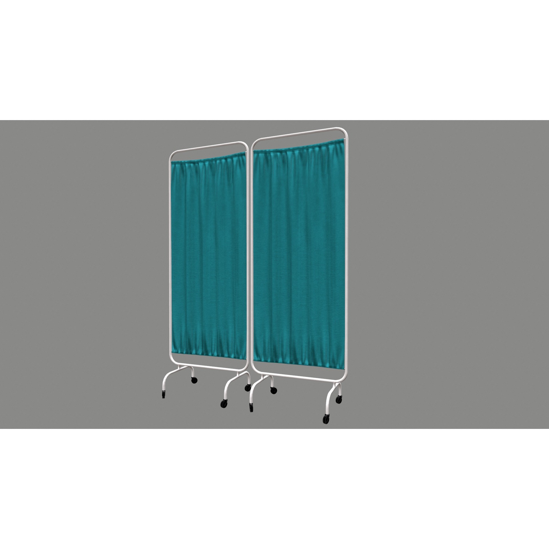 Hospital Curtain Divider - Low-Poly 3D Model - View 11