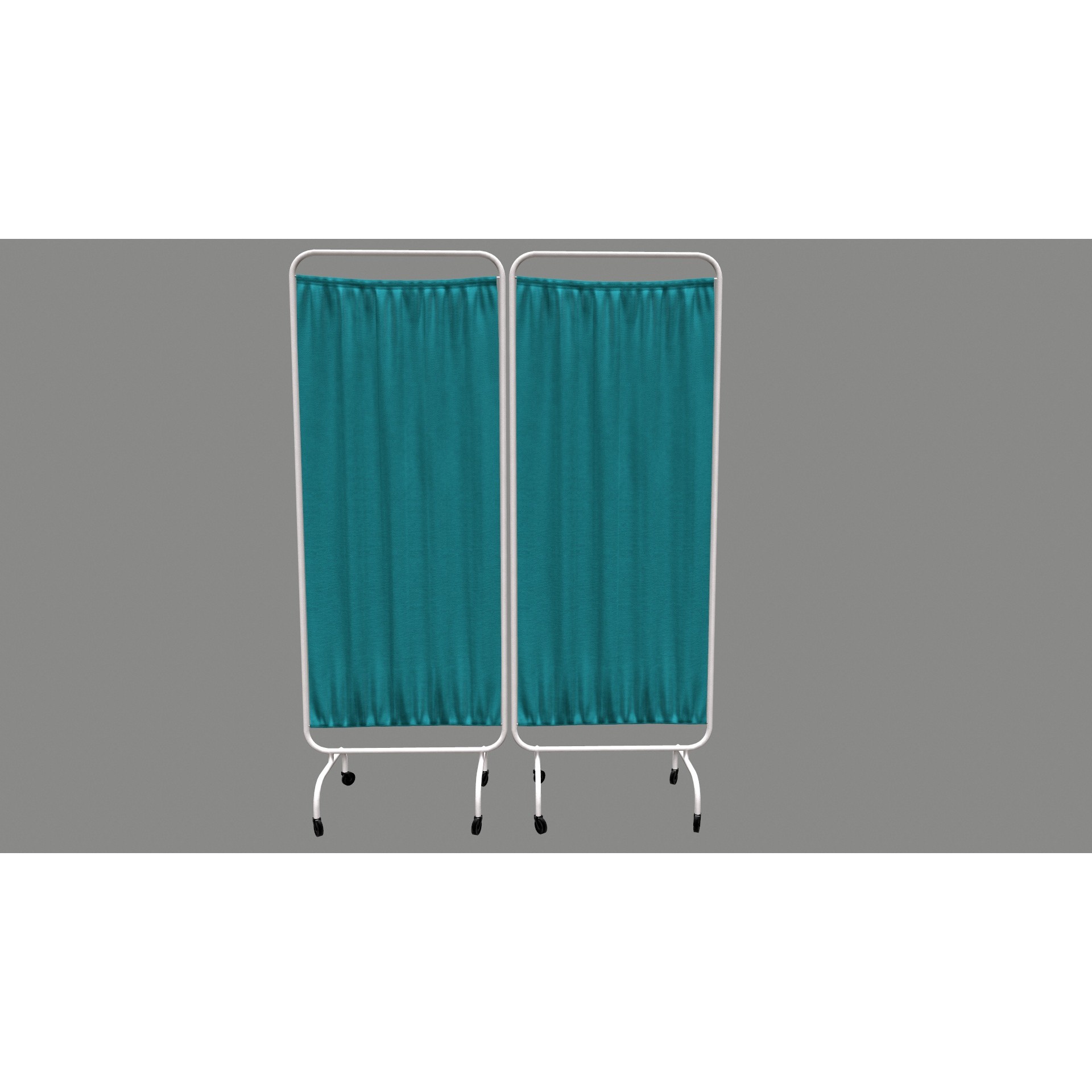 Hospital Curtain Divider - Low-Poly 3D Model - View 16
