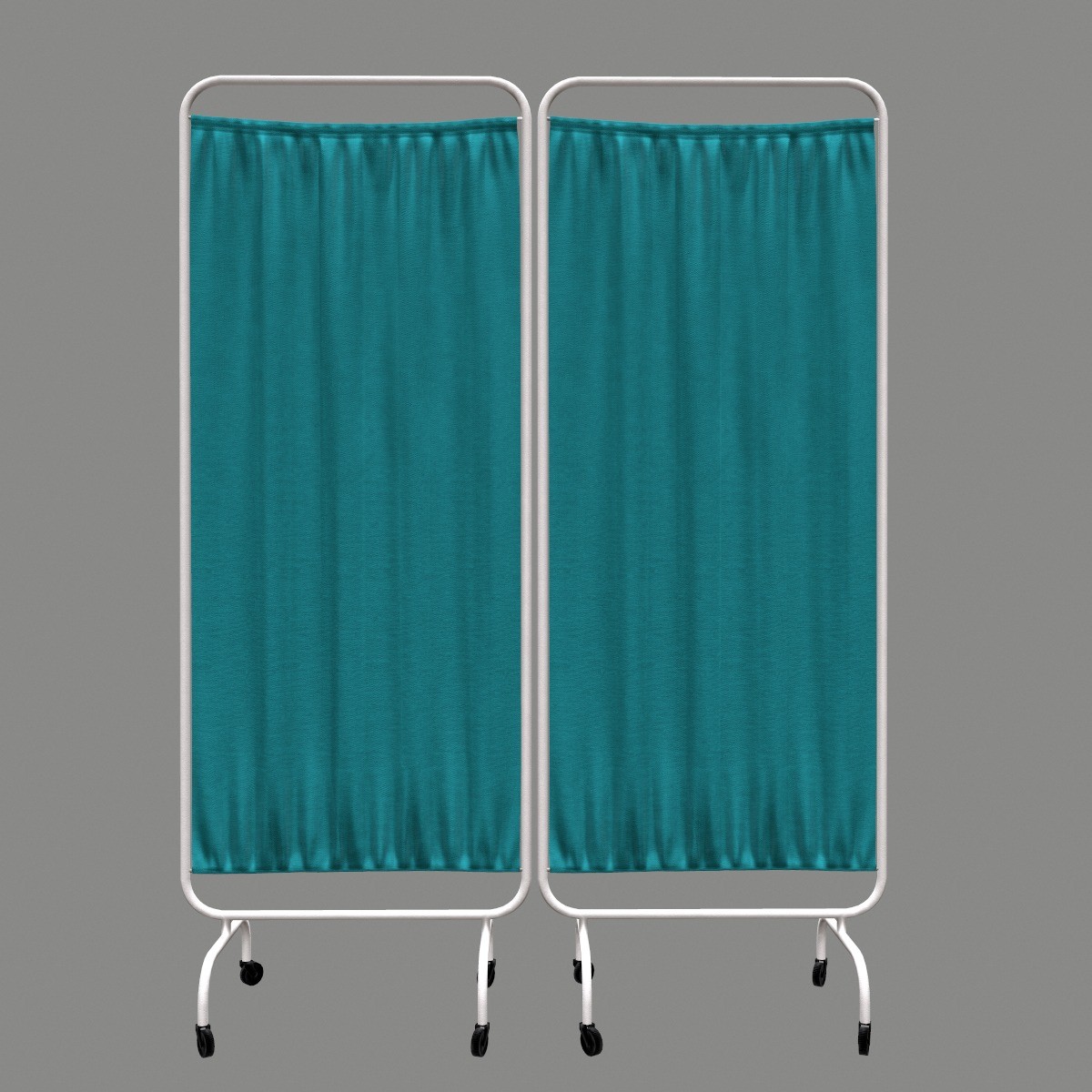 Hospital Curtain Divider - Low-Poly 3D Model - View 4