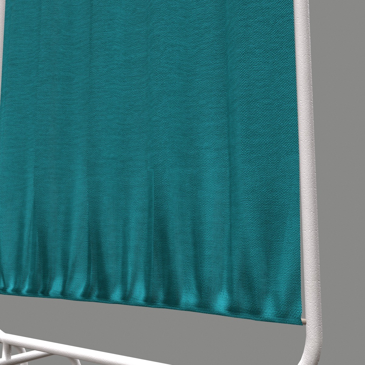 Hospital Curtain Divider - Low-Poly 3D Model - View 5